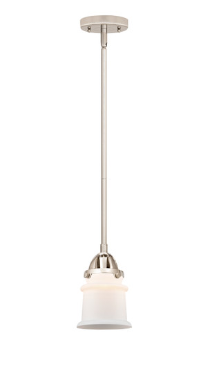 Nouveau 2 One Light Mini Pendant in Polished Nickel (405|288-1S-PN-G181S)