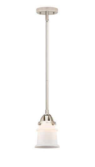 Nouveau 2 LED Mini Pendant in Polished Nickel (405|288-1S-PN-G181S-LED)
