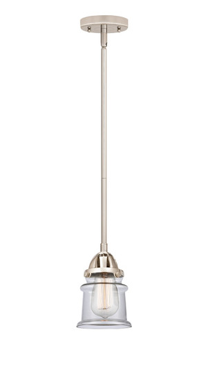 Nouveau 2 LED Mini Pendant in Polished Nickel (405|288-1S-PN-G182S-LED)