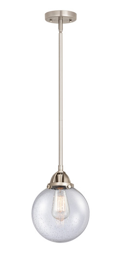 Nouveau 2 One Light Mini Pendant in Brushed Satin Nickel (405|288-1S-SN-G204-8)