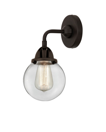 Nouveau 2 One Light Wall Sconce in Oil Rubbed Bronze (405|288-1W-OB-G202-6)