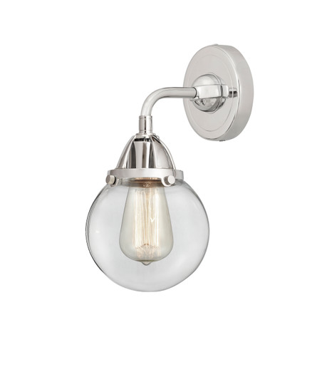 Nouveau 2 One Light Wall Sconce in Polished Chrome (405|288-1W-PC-G202-6)