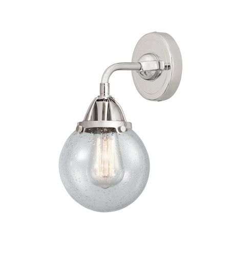 Nouveau 2 One Light Wall Sconce in Polished Chrome (405|288-1W-PC-G204-6)