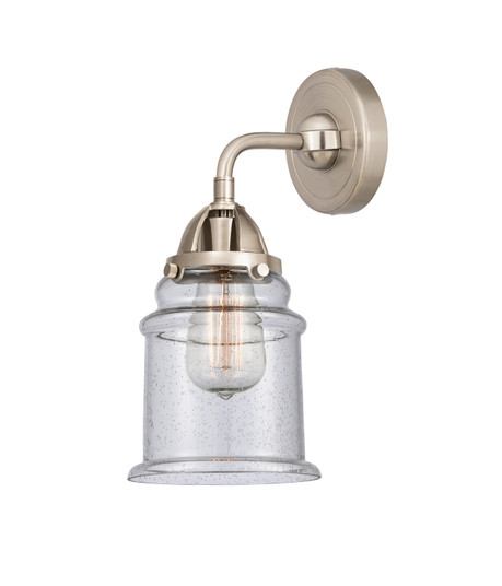 Nouveau 2 One Light Wall Sconce in Brushed Satin Nickel (405|288-1W-SN-G184)