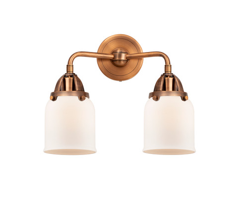 Nouveau 2 Two Light Bath Vanity in Antique Copper (405|288-2W-AC-G51)