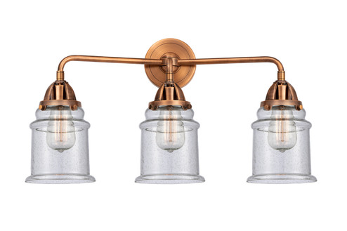 Nouveau 2 LED Bath Vanity in Antique Copper (405|288-3W-AC-G184-LED)