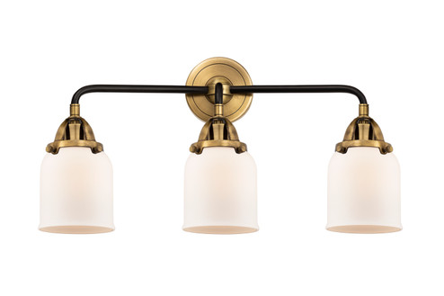 Nouveau 2 Three Light Bath Vanity in Black Antique Brass (405|288-3W-BAB-G51)