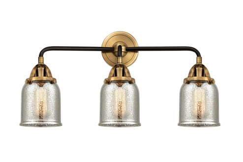 Nouveau 2 Three Light Bath Vanity in Black Antique Brass (405|288-3W-BAB-G58)