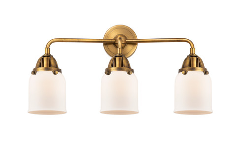 Nouveau 2 Three Light Bath Vanity in Brushed Brass (405|288-3W-BB-G51) Nouveau 2 Three Light Bath Vanity in Brushed Brass (405|288-3W-BB-G51)
