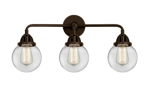 Nouveau 2 Three Light Bath Vanity in Oil Rubbed Bronze (405|288-3W-OB-G202-6)