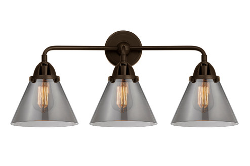 Nouveau 2 Three Light Bath Vanity in Oil Rubbed Bronze (405|288-3W-OB-G43)