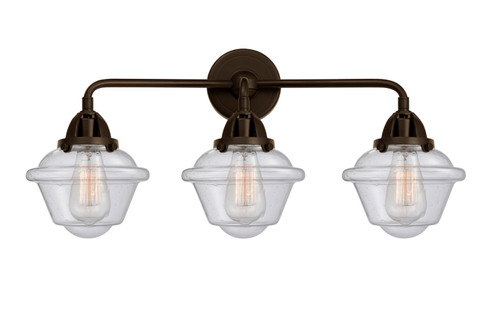 Nouveau 2 Three Light Bath Vanity in Oil Rubbed Bronze (405|288-3W-OB-G534)