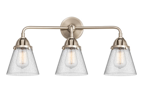 Nouveau 2 Three Light Bath Vanity in Brushed Satin Nickel (405|288-3W-SN-G64)