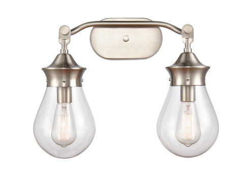 LED Bath Vanity in Satin Nickel (405|414-2W-SN-G4142-6-LED)