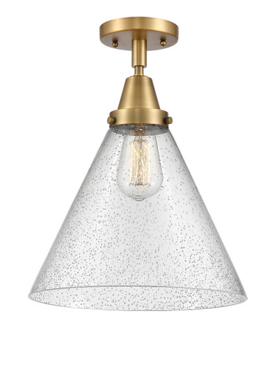Caden LED Flush Mount in Brushed Brass (405|447-1C-BB-G44-L-LED)
