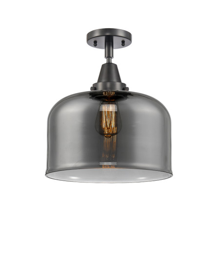 Caden LED Semi-Flush Mount in Matte Black (405|447-1C-BK-G73-L-LED)