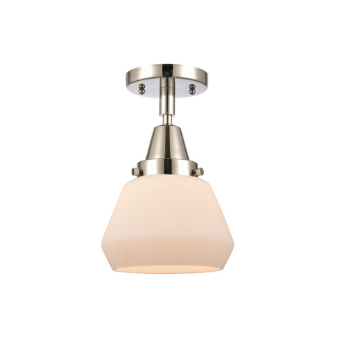 Caden LED Semi-Flush Mount in Polished Nickel (405|447-1C-PN-G171-LED)