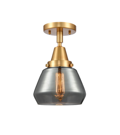 Caden LED Flush Mount in Satin Gold (405|447-1C-SG-G173-LED) Caden LED Flush Mount in Satin Gold (405|447-1C-SG-G173-LED)