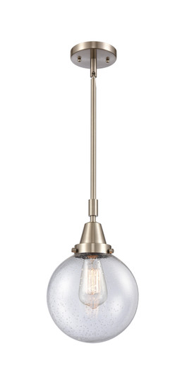 Caden One Light Mini Pendant in Antique Brass (405|447-1S-AB-G204-8)