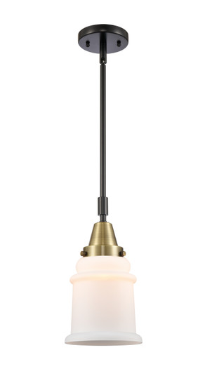 Caden LED Mini Pendant in Black Antique Brass (405|447-1S-BAB-G181-LED)