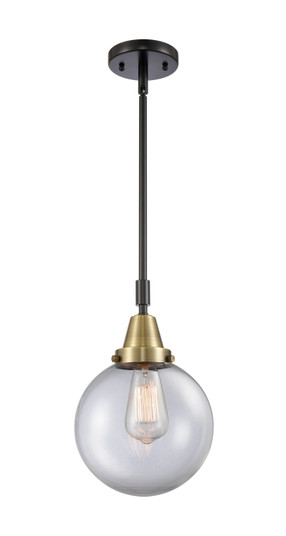 Caden LED Mini Pendant in Black Antique Brass (405|447-1S-BAB-G202-8-LED)