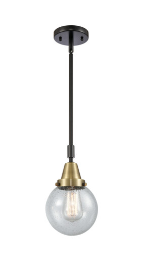 Caden LED Mini Pendant in Black Antique Brass (405|447-1S-BAB-G204-6-LED)