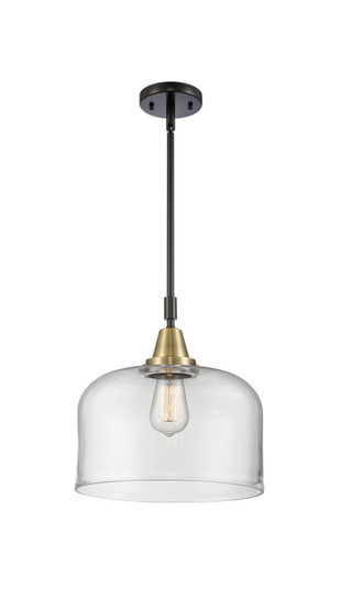 Caden LED Mini Pendant in Black Antique Brass (405|447-1S-BAB-G72-L-LED)