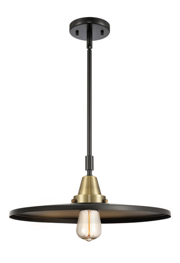 Caden One Light Mini Pendant in Black Antique Brass (405|447-1S-BAB-MFR-BK-16)