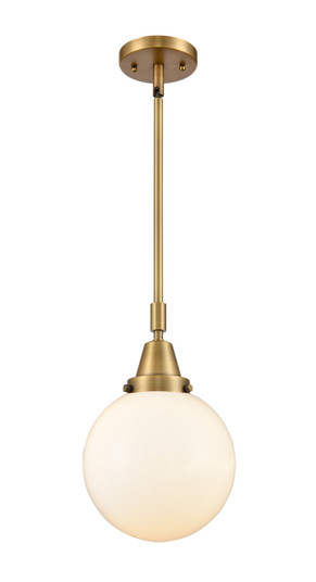 Caden LED Mini Pendant in Brushed Brass (405|447-1S-BB-G201-8-LED)