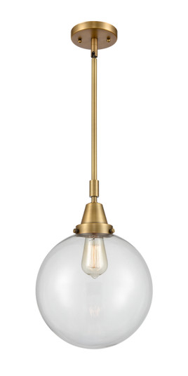 Caden LED Mini Pendant in Brushed Brass (405|447-1S-BB-G202-10-LED)