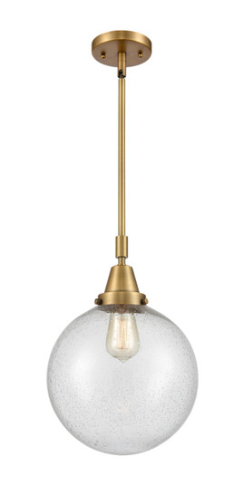 Caden One Light Mini Pendant in Brushed Brass (405|447-1S-BB-G204-10)