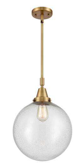 Caden One Light Mini Pendant in Brushed Brass (405|447-1S-BB-G204-12)