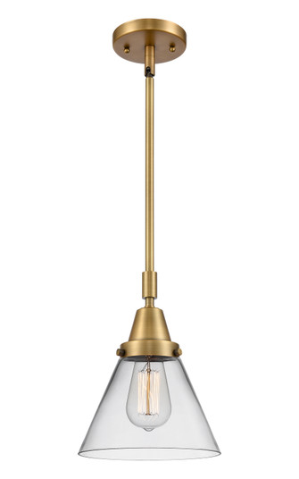 Caden One Light Mini Pendant in Brushed Brass (405|447-1S-BB-G42)