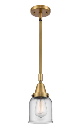 Caden LED Mini Pendant in Brushed Brass (405|447-1S-BB-G52-LED)