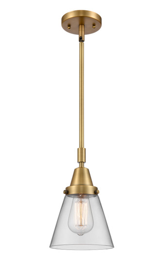 Caden LED Mini Pendant in Brushed Brass (405|447-1S-BB-G62-LED)