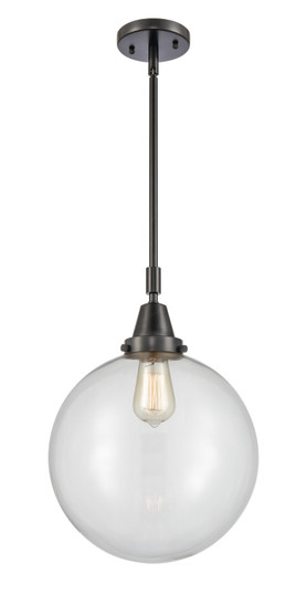 Caden One Light Mini Pendant in Matte Black (405|447-1S-BK-G202-12)