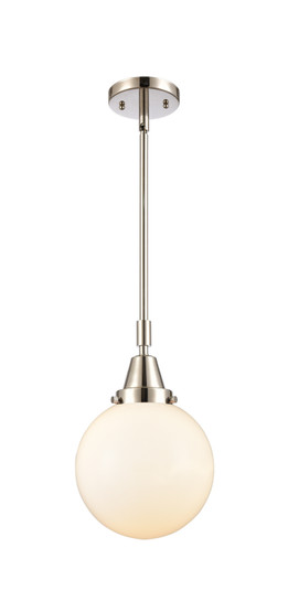 Caden LED Mini Pendant in Polished Nickel (405|447-1S-PN-G201-8-LED)