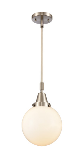 Caden One Light Mini Pendant in Brushed Satin Nickel (405|447-1S-SN-G201-8)