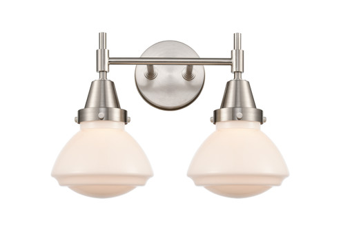 Caden LED Bath Vanity in Satin Nickel (405|447-2W-SN-G321-LED)