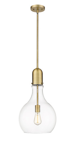 Auralume One Light Mini Pendant in Brushed Brass (405|492-1S-BB-G582-12)
