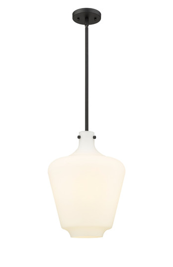 Norwalk One Light Mini Pendant in Matte Black (405|493-1S-BK-G501-12)