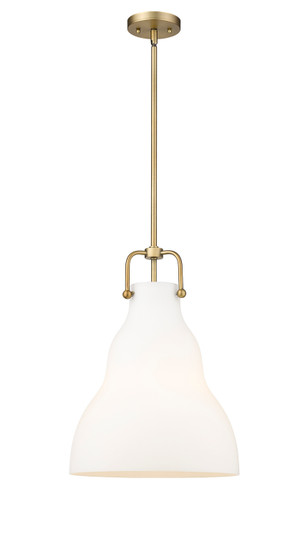 Haverhill One Light Pendant in Brushed Brass (405|494-1S-BB-G591-14)