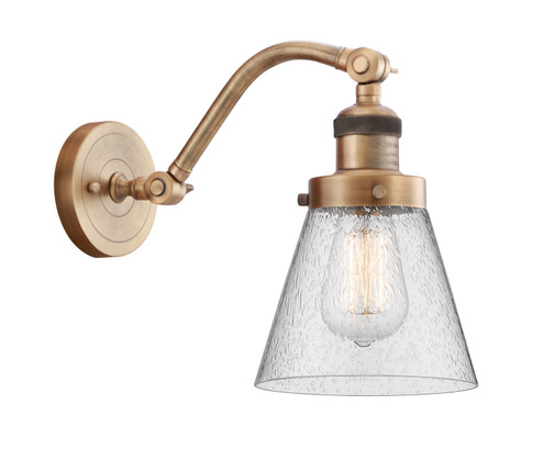 Franklin Restoration One Light Wall Sconce in Brushed Brass (405|515-1W-BB-G64)