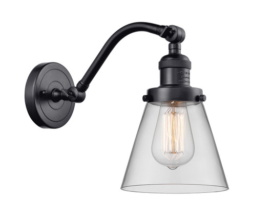 Franklin Restoration One Light Wall Sconce in Matte Black (405|515-1W-BK-G62)
