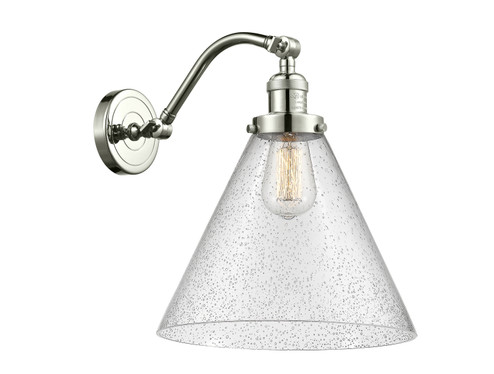 Franklin Restoration LED Wall Sconce in Polished Nickel (405|515-1W-PN-G44-L-LED)