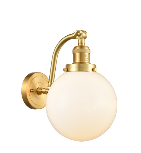 Franklin Restoration One Light Wall Sconce in Satin Gold (405|515-1W-SG-G201-8)