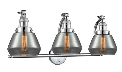Franklin Restoration Three Light Bath Vanity in Polished Chrome (405|515-3W-PC-G173)