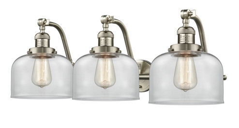 Franklin Restoration Three Light Bath Vanity in Brushed Satin Nickel (405|515-3W-SN-G72)
