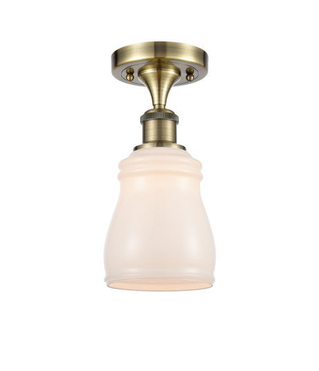 Ballston LED Semi-Flush Mount in Antique Brass (405|516-1C-AB-G391-LED)