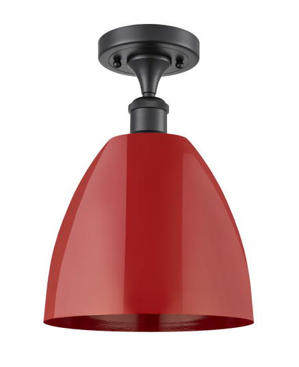 Ballston LED Semi-Flush Mount in Matte Black (405|516-1C-BK-MBD-9-RD-LED)